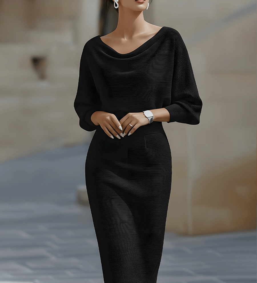 Zinta | Eleganta ikdienas midi kleita
