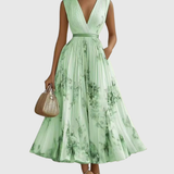 Siena | Elegants Plise Maxi Kleita