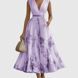Siena | Elegants Plise Maxi Kleita