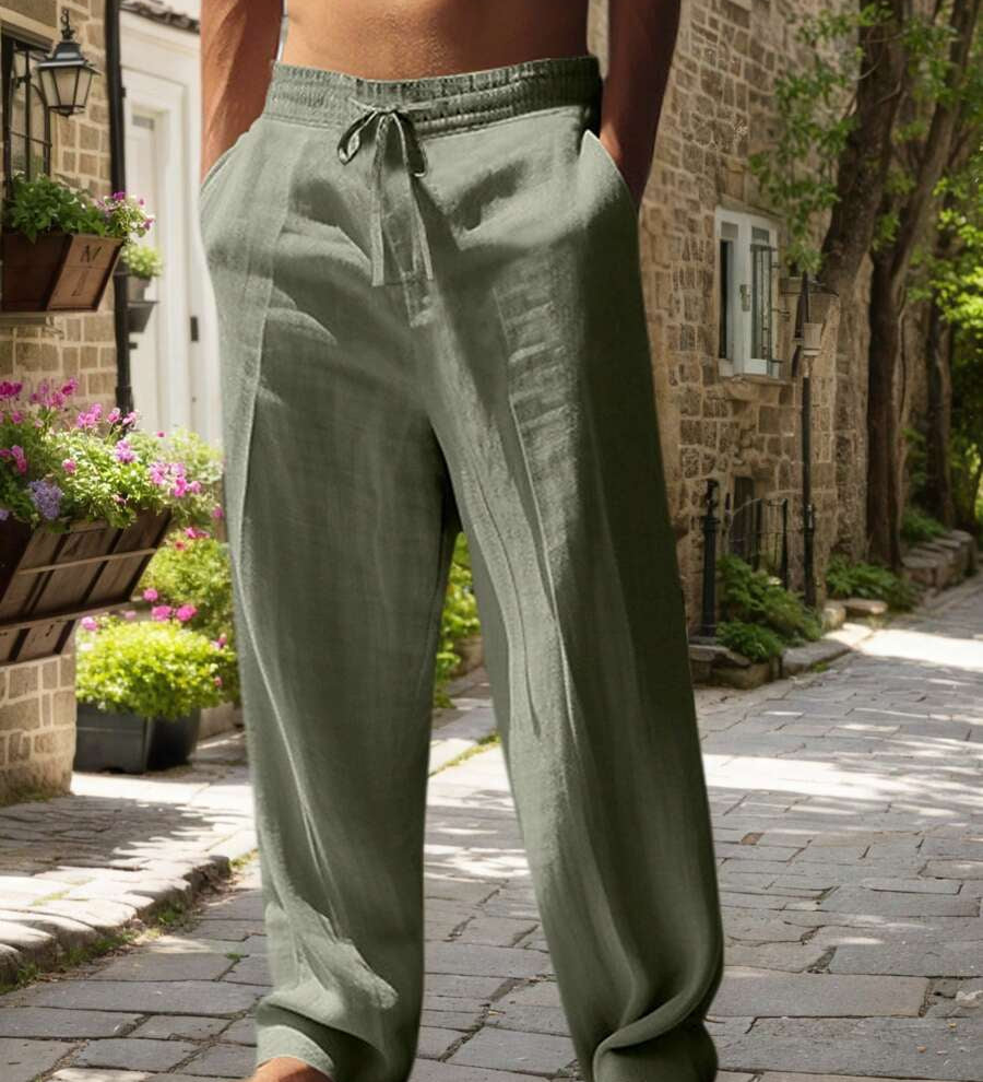 Mathis | VIEGLIE LINEN BIKSES, AR STINGU