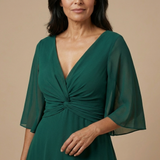 Lucía - Šifona kleita ar V veida dekoltē