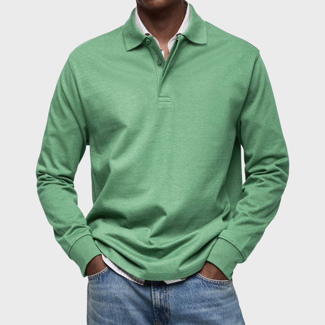 Eduardo - Grezna Garām Piedurknēm Polo Krekls