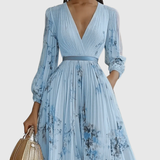 Siena | Elegants Plise Maxi Kleita