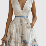 Siena | Elegants Plise Maxi Kleita
