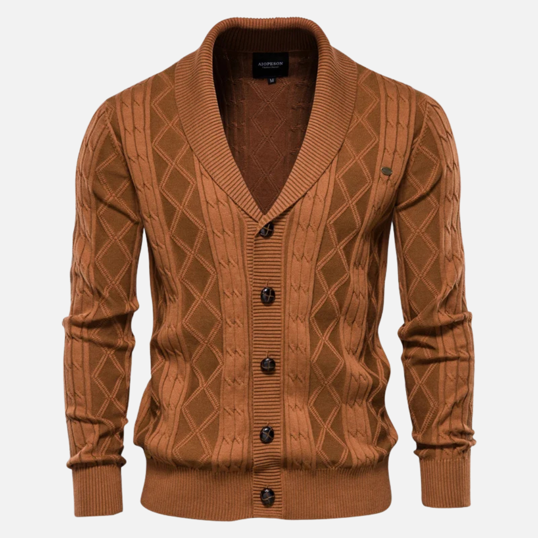 Francisco - Kardigans Argyle Mistura Suave