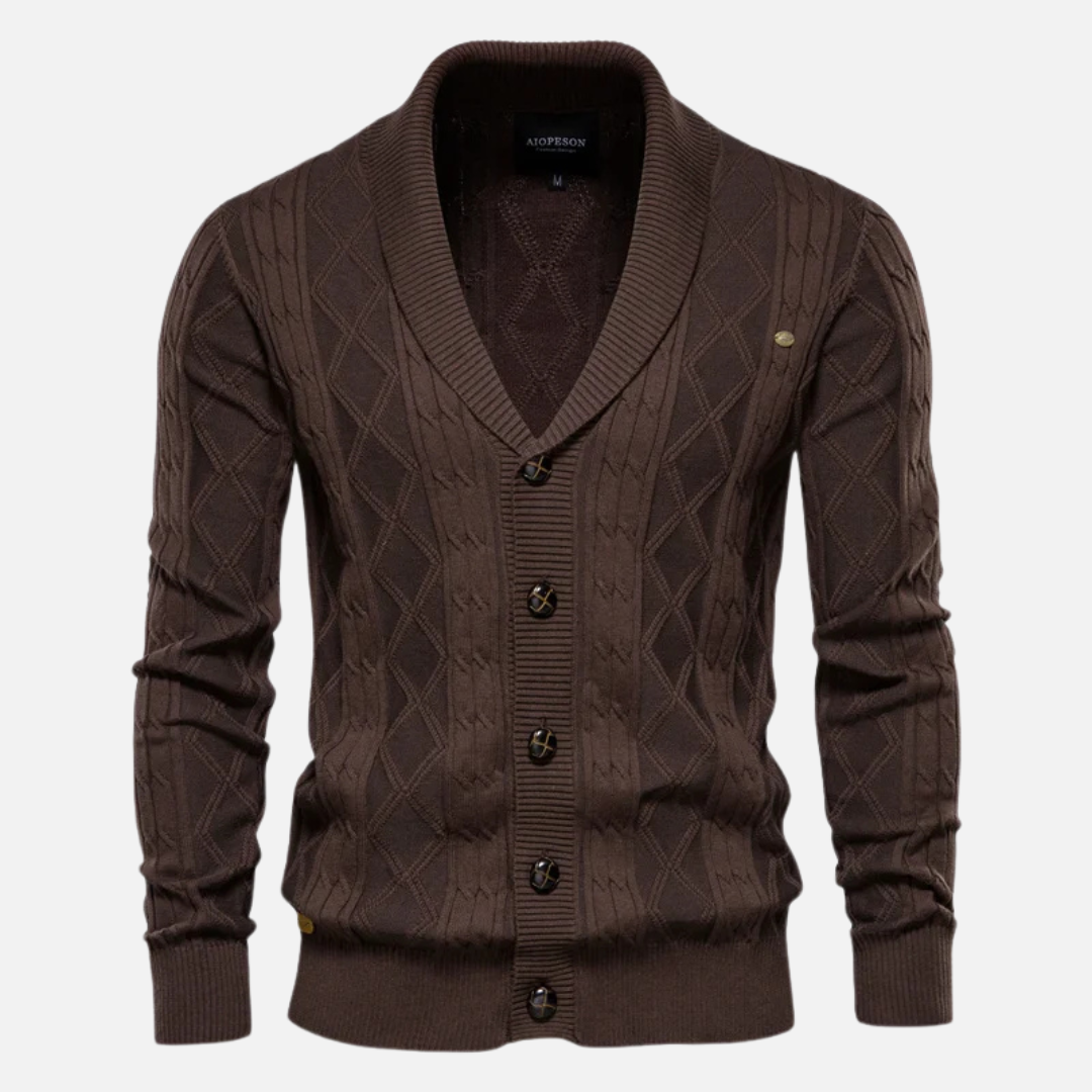 Francisco - Kardigans Argyle Mistura Suave