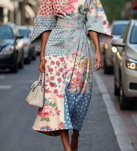 Moxlan | Elegants Ziedu Kleita