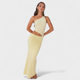 Seranella - Asimetrisks maxi kleita