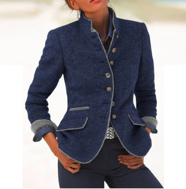Valéria - Elegants kardigans ar augstu apkakli