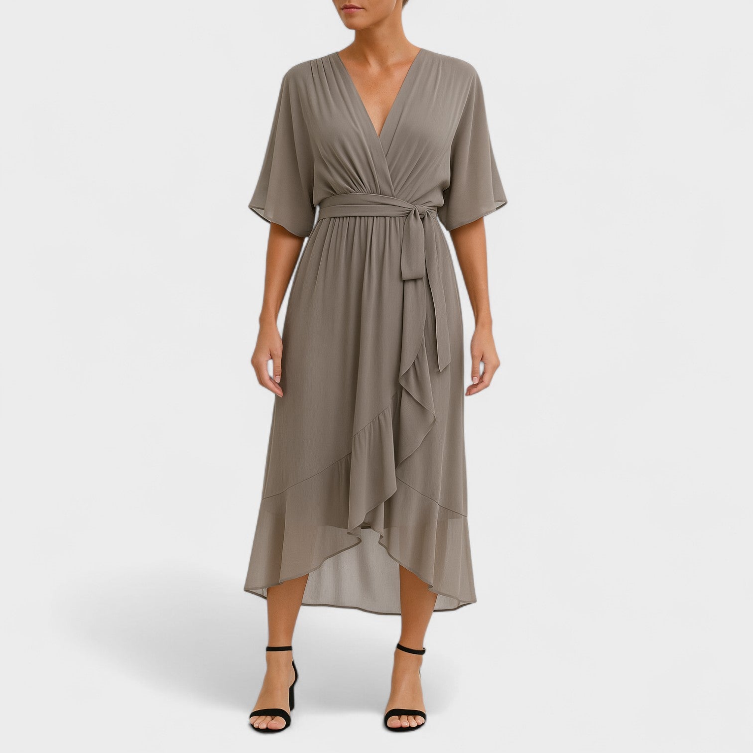 Ialina - Elegants kleita ar jostasvietu