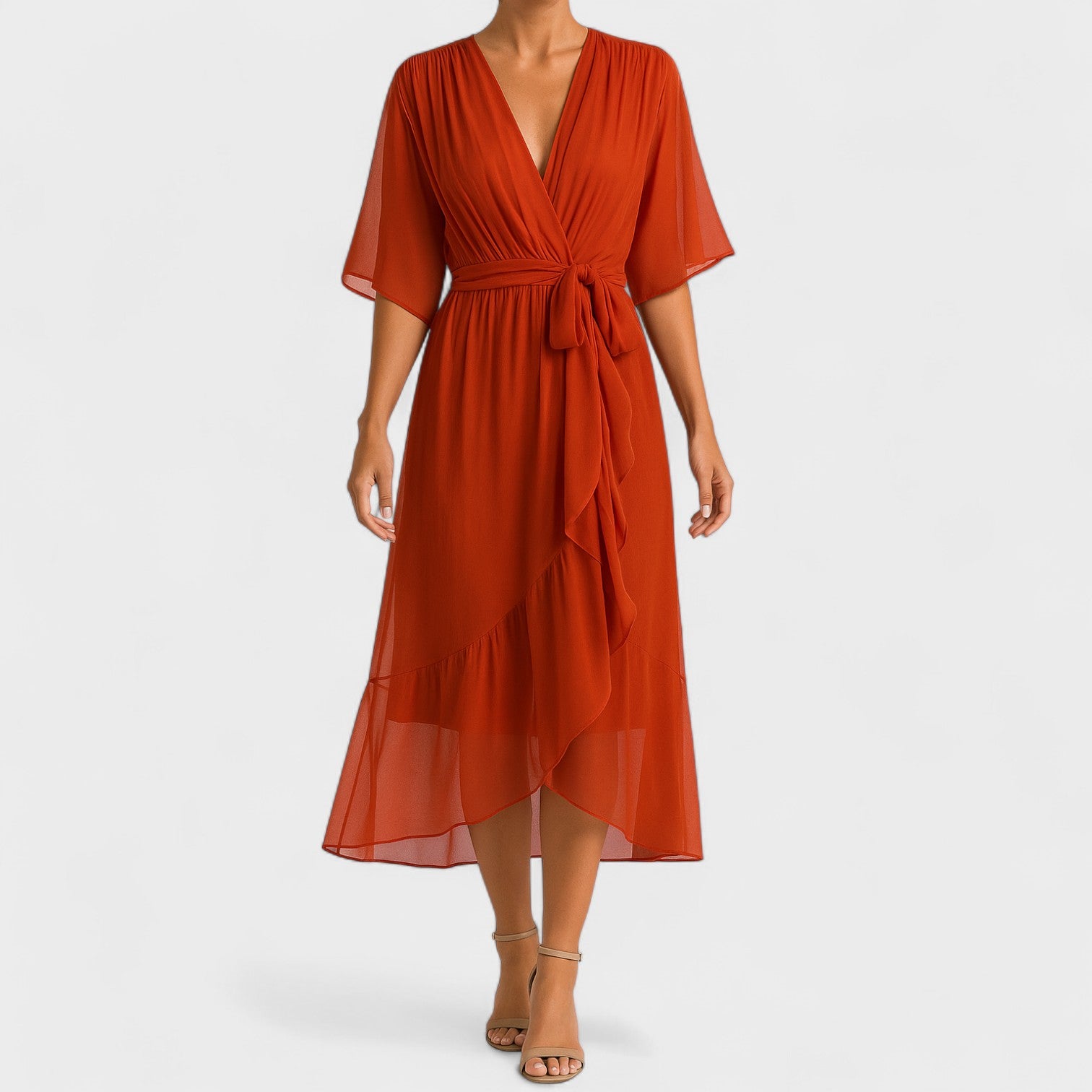 Ialina - Elegants kleita ar jostasvietu