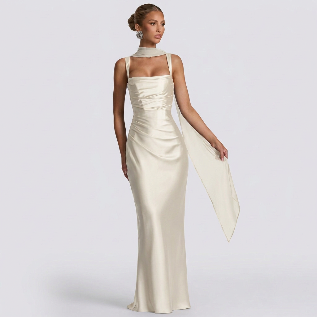 Luana - Elegants Maxi Kleita