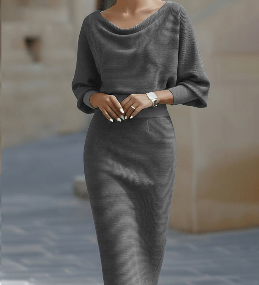 Zinta | Eleganta ikdienas midi kleita