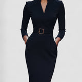 Iara - Elegants Melns Kleita