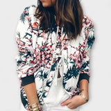 Andreia - Elegants ziedu bomber jakas