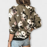 Andreia - Elegants ziedu bomber jakas