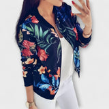 Andreia - Elegants ziedu bomber jakas